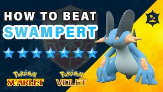 How to SOLO Beat 7 Star SWAMPERT Tera Raid ► Pokemon Scarlet amp Violet [upl. by Mehitable]