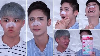 Famous Korean Piggy Nose PackBlackhead Pore Strips FAIL  Edward Avila [upl. by Fogg]