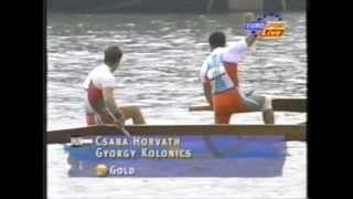 Atlanta OLymic at 1996 Men C2 final 500m [upl. by Inneg618]