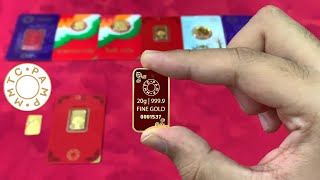 MMTC PAMP 24K 20 Gram Gold Bar Peacock Unboxing  eJOHRI 4S Gold Enterprises  Indian Bullionaire [upl. by Emogene]