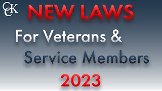 New Laws for Veterans and Service Members in 2023 NDAA [upl. by Mel]