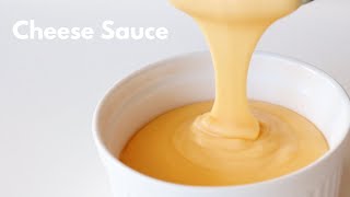 EASY HOMEMADE CHEESE SAUCE RECIPE  NACHO CHEESE SAUCE RECIPE [upl. by Donata396]