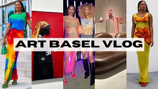 MIAMI ART BASEL VLOG Heres what its really like Parties Fashion amp Art 🎨 MONROE STEELE [upl. by Attevroc13]