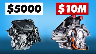 5000 Normal Engine vs 10 Million Formula 1 Engine [upl. by Jimmie]