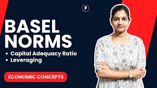 BASEL Norms Explained in Hindi UPSC  Indian Economy by Parcham Classes [upl. by Adran]