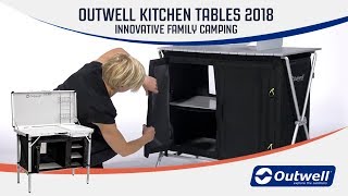 Outwell Kitchen Tables 2018  Innovative Family Camping [upl. by Marella934]