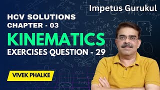 HCV Chapter 3 Kinematics Exercises Q 29  Motion under gravity Vivek Phalke PHYSICS [upl. by Annoynek]