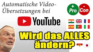 Automatische VideoÜbersetzungen bei YouTube  Endlich Videos in alle Sprachen synchronisieren [upl. by Yrok669]