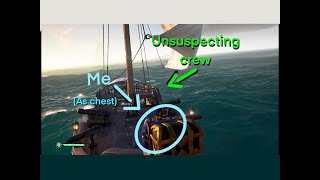 Using the new hide emote in Sea of Thieves [upl. by Dorion]