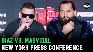 Nate Diaz to Jorge Masvidal “If you were the BMF you’d do what you want”  Full Presser [upl. by Yelrahs]