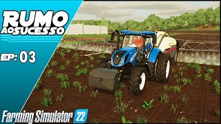 TRATOR FILIPADO PARA PULVERIZAÇÃO NÃO FOI UMA BOA ESCOLHA  FARMING SIMULATOR 22 03 [upl. by Inami]