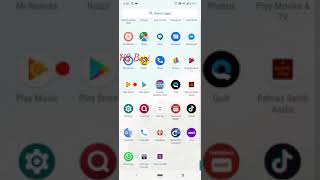 MI mobile phone mein disable app ko enable kaise karen [upl. by Odrahcir74]