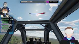 Heavy Damage Leaking Oil Leaking Water  Butter Landing  War Thunder VR Air Simulator Battle vr [upl. by Hsac998]