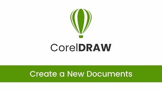 Coreldraw Tutorials Create a New Documents [upl. by Aerdnwahs]