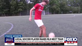 Local soccer player makes MLS Next team [upl. by Eiramana]