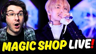 BTS PERFORMING MAGIC SHOP LIVE JUST BLEW MY MIND [upl. by Nasah]