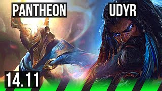 PANTHEON vs UDYR JGL  407 Rank 5 Panth  BR Challenger  1411 [upl. by Eatnoed]