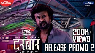 DARBAR Hindi  Release Promo 2  Jan 09th 2020  Rajinikanth  AR Murugadoss  Anirudh [upl. by Galatea]