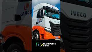 A Larco Petróleo acaba de comprar 75 caminhões Iveco SWay para o transporte de combustíveis [upl. by Eima]