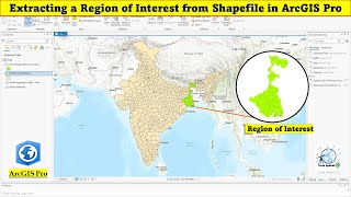 Extracting a Region of Interest from Shapefile in ArcGIS Pro [upl. by Thirzia962]