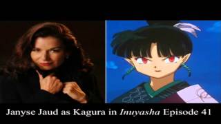 Janyse Jauds incredible voice acting as Kagura The Wind Sorceress Inuyasha episode 41 [upl. by Aixela472]