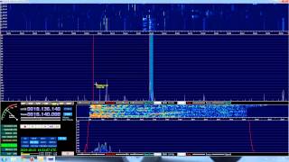 Demo of My Panadapter [upl. by Lyall356]