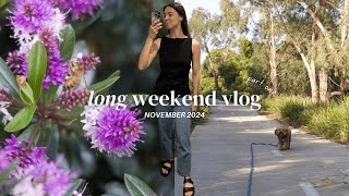 a long weekend vlog  getting outside training and spending time with family [upl. by Hekker]