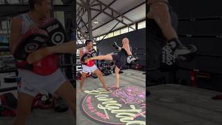 MUAY THAI COMBOS at Bangtao with Kru Beer 🥊 Training Diary [upl. by Aleris531]