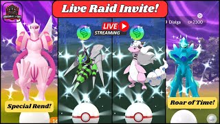 Shiny Origin Dialga amp Palkia Nihilego Tapukoko Raid Invites  Instructions in Description [upl. by Luedtke757]