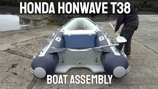 Honda Honwave T38 Inflatable Boat Assembly [upl. by Odrareg]