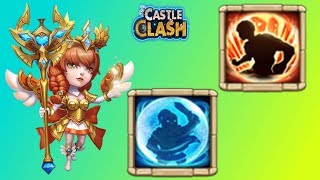 Castle Clash  Athene mit Schärfen 88 oder Bollwerk 88 HELDENTEST  Schloss Konflikt [upl. by Einna]