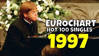 The BestSelling Songs in Europe 🇪🇺 of 1997 EUROCHART HOT 100 SINGLES [upl. by Elocen]