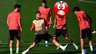 Quand Sergio Ramos pète un plomb à lentraînement Video [upl. by Haidedej]