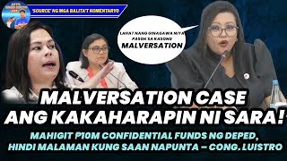 MALVERSATION CASE ANG KAKAHARAPIN NI SARA [upl. by Becca612]