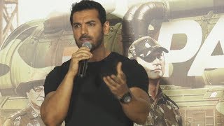 John Abraham Reaction On PARMANU Controversy  Parmanu The Story of Pokhran [upl. by Ezaria]