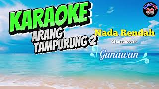 KARAOKE  NADA RENDAH  ARANG TAMPURUNG 2  GUNAWAN  KARAOKE88 [upl. by Ginsberg]