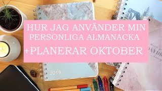 Visar min personliga almanacka  planerar oktober [upl. by Atimed938]