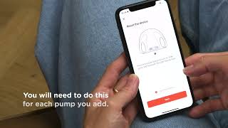 How to set up and connect the app In Bra Wearable Breast Pump [upl. by Airekahs]