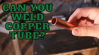 Can You Weld Copper Pipe  Welding Copper Pipe With OxyFuel [upl. by Ynnep]