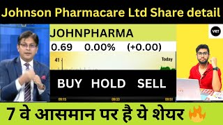 johnson pharmacare ltd share  johnson pharmacare share latest news  johnson pharma share news [upl. by Naawaj]