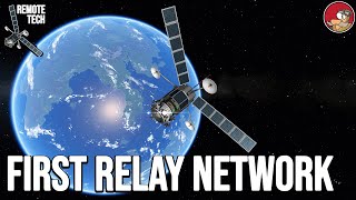 Building RemoteTech Relay Network  KSP 2023 [upl. by Niccolo792]