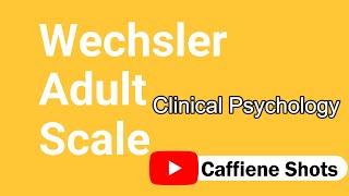 Wechslers Scale Test WAIS IV   Clinical Psychology [upl. by Ttezzil]