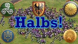 The Best Halberdiers in Age of Empires 2 [upl. by Shanleigh]