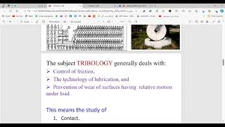 introduction What is Tribology and The nature of surfaces [upl. by Lienad]