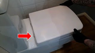 How to fix a loose toilet seat with hidden fixings [upl. by Arelus]