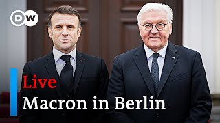 Live French President Macron pays state visit to Germany  DW News [upl. by Tabb]