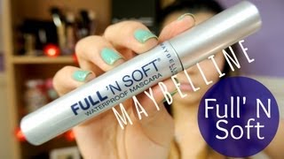 MMM Maybelline FULL N SOFT Mascara First ImpressionDemo♡ [upl. by Haneekas385]