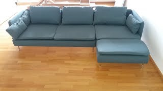 soderhamn sofa IKEA during Assembly satisfying assembly video [upl. by Mead]