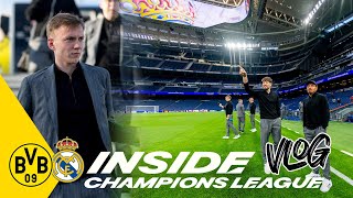 BVBVLOG THE TRAVEL DAY – Training Flight Bernabeu  Inside Champions league [upl. by Brogle]