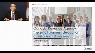 Small business deduction webinar [upl. by Zirkle]